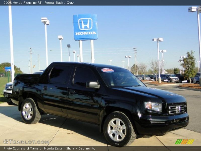 Formal Black / Gray 2008 Honda Ridgeline RT