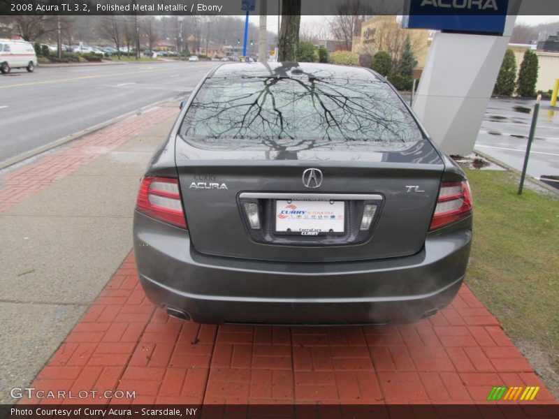 Polished Metal Metallic / Ebony 2008 Acura TL 3.2