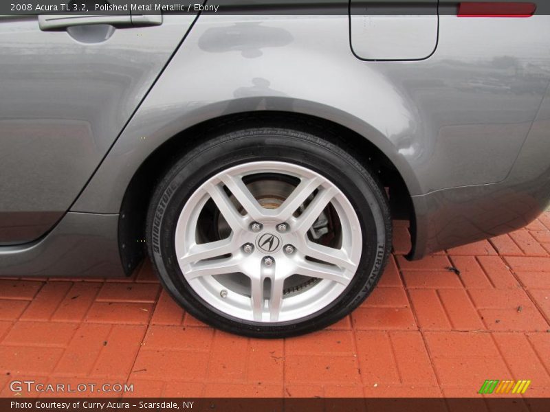Polished Metal Metallic / Ebony 2008 Acura TL 3.2