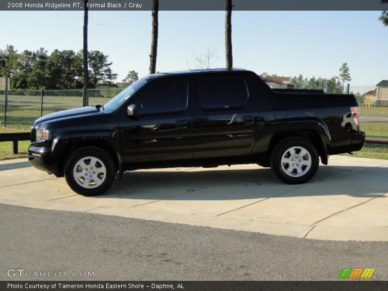 Formal Black / Gray 2008 Honda Ridgeline RT