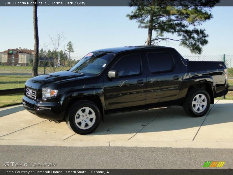 Formal Black / Gray 2008 Honda Ridgeline RT