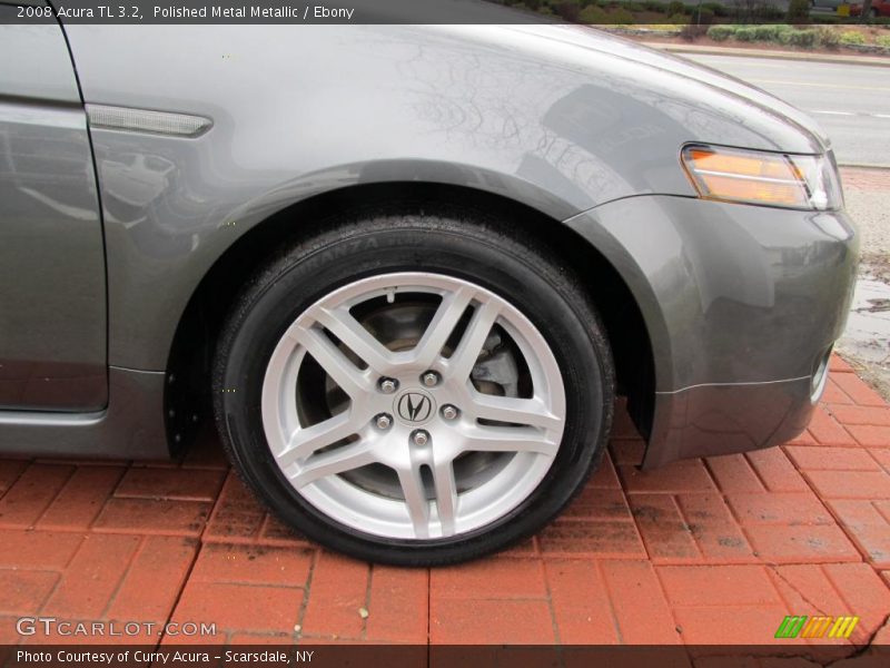 Polished Metal Metallic / Ebony 2008 Acura TL 3.2