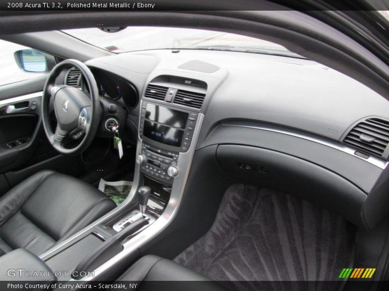 Polished Metal Metallic / Ebony 2008 Acura TL 3.2