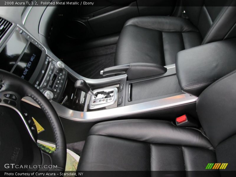 Polished Metal Metallic / Ebony 2008 Acura TL 3.2