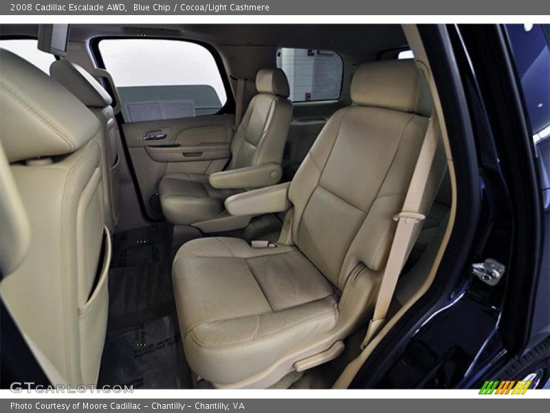 Blue Chip / Cocoa/Light Cashmere 2008 Cadillac Escalade AWD