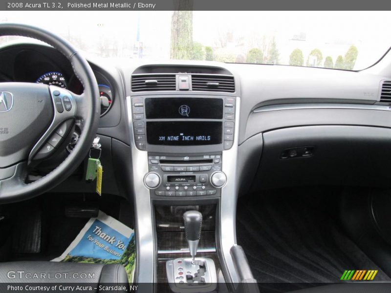 Polished Metal Metallic / Ebony 2008 Acura TL 3.2
