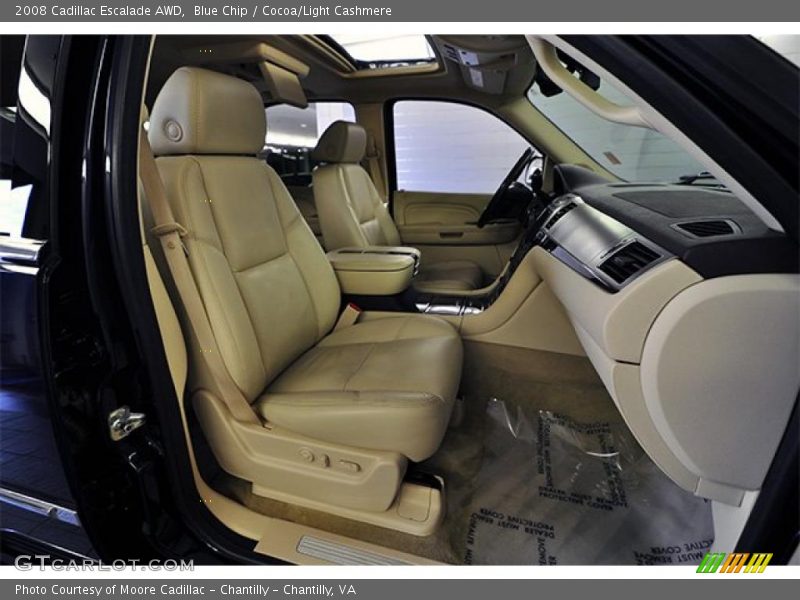 Blue Chip / Cocoa/Light Cashmere 2008 Cadillac Escalade AWD