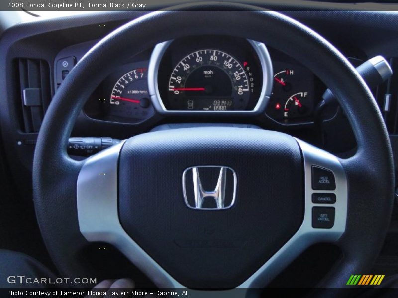 Formal Black / Gray 2008 Honda Ridgeline RT