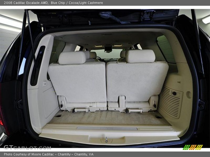 Blue Chip / Cocoa/Light Cashmere 2008 Cadillac Escalade AWD