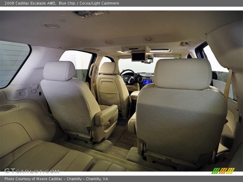 Blue Chip / Cocoa/Light Cashmere 2008 Cadillac Escalade AWD