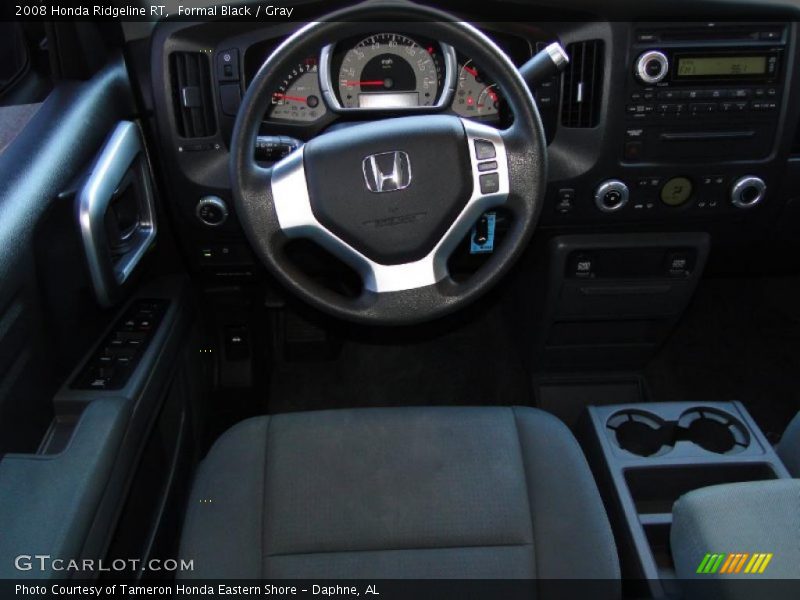 Formal Black / Gray 2008 Honda Ridgeline RT