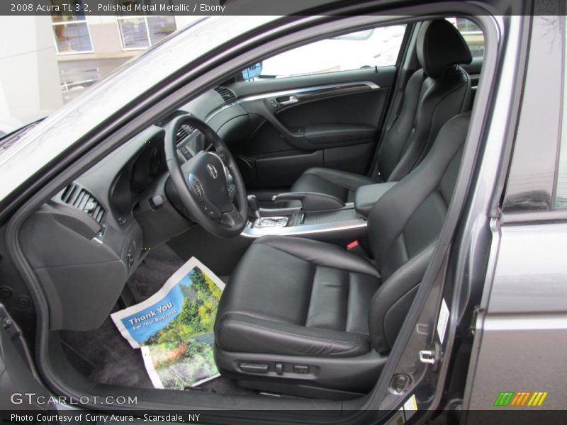 Polished Metal Metallic / Ebony 2008 Acura TL 3.2