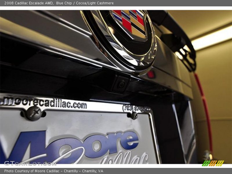 Blue Chip / Cocoa/Light Cashmere 2008 Cadillac Escalade AWD