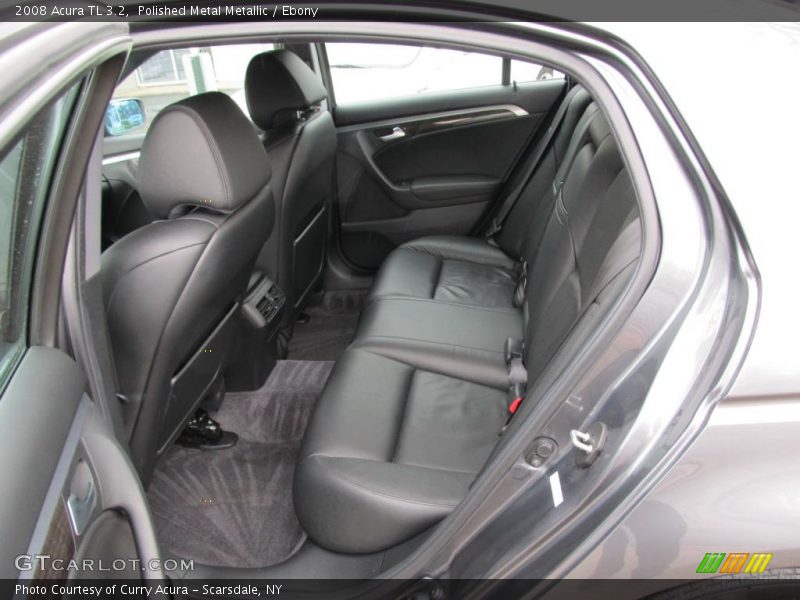 Polished Metal Metallic / Ebony 2008 Acura TL 3.2