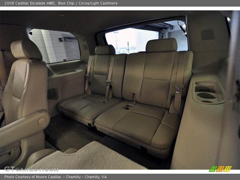 Blue Chip / Cocoa/Light Cashmere 2008 Cadillac Escalade AWD