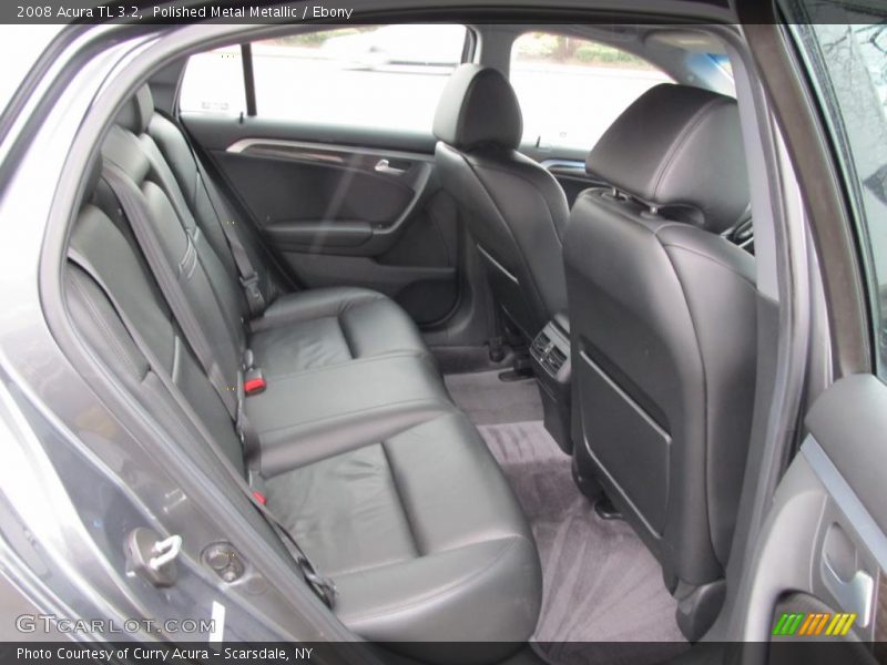 Polished Metal Metallic / Ebony 2008 Acura TL 3.2