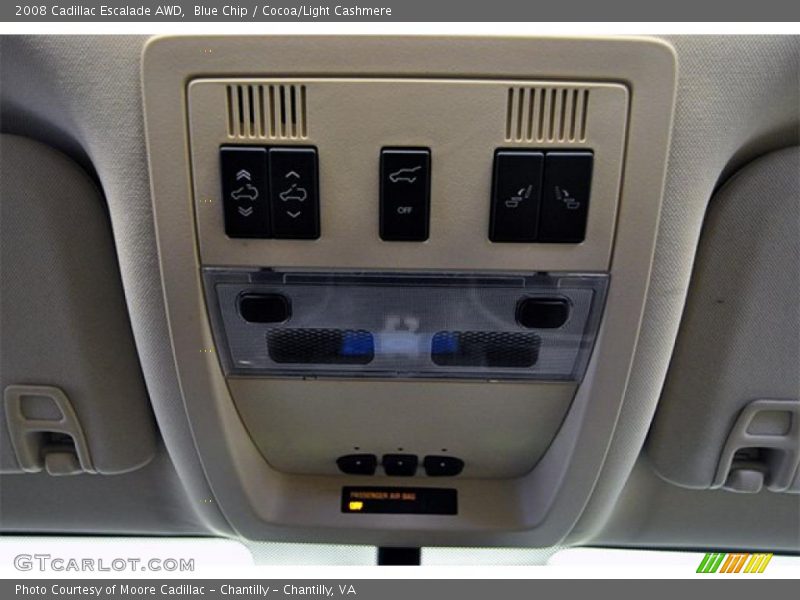 Blue Chip / Cocoa/Light Cashmere 2008 Cadillac Escalade AWD