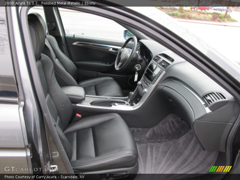 Polished Metal Metallic / Ebony 2008 Acura TL 3.2