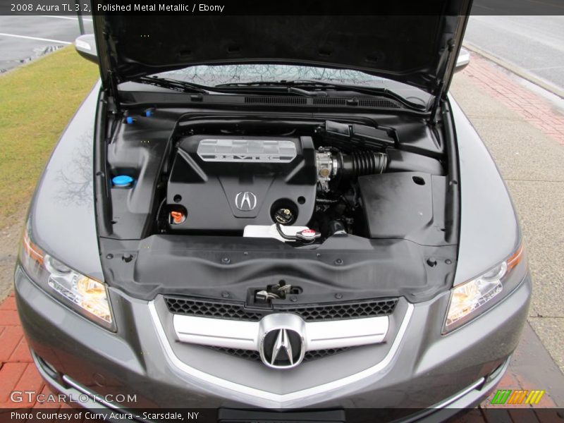 Polished Metal Metallic / Ebony 2008 Acura TL 3.2