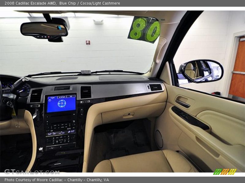 Blue Chip / Cocoa/Light Cashmere 2008 Cadillac Escalade AWD