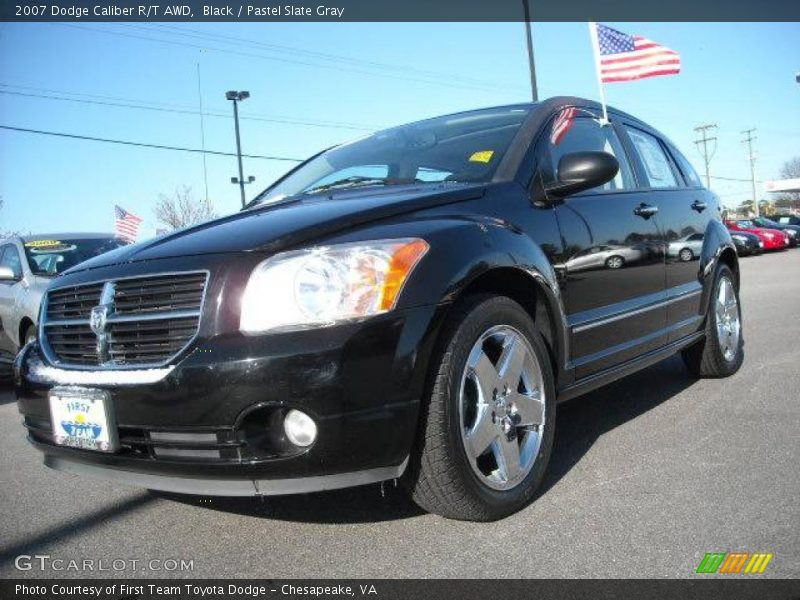 Black / Pastel Slate Gray 2007 Dodge Caliber R/T AWD