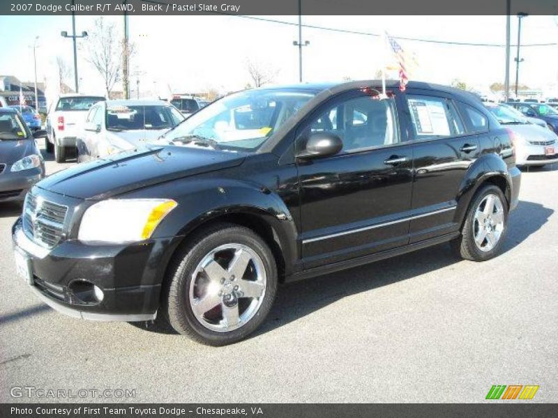 Black / Pastel Slate Gray 2007 Dodge Caliber R/T AWD