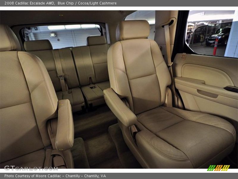 Blue Chip / Cocoa/Light Cashmere 2008 Cadillac Escalade AWD
