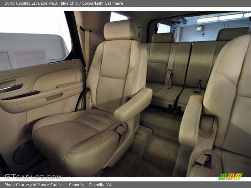 Blue Chip / Cocoa/Light Cashmere 2008 Cadillac Escalade AWD