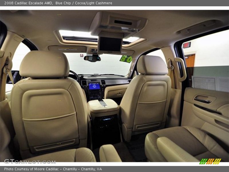 Blue Chip / Cocoa/Light Cashmere 2008 Cadillac Escalade AWD