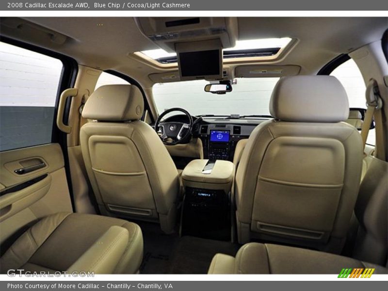 Blue Chip / Cocoa/Light Cashmere 2008 Cadillac Escalade AWD