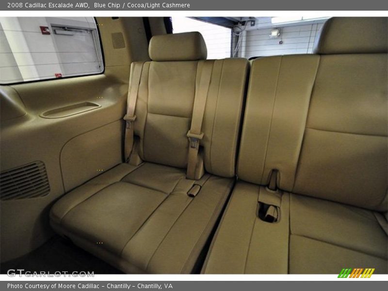 Blue Chip / Cocoa/Light Cashmere 2008 Cadillac Escalade AWD