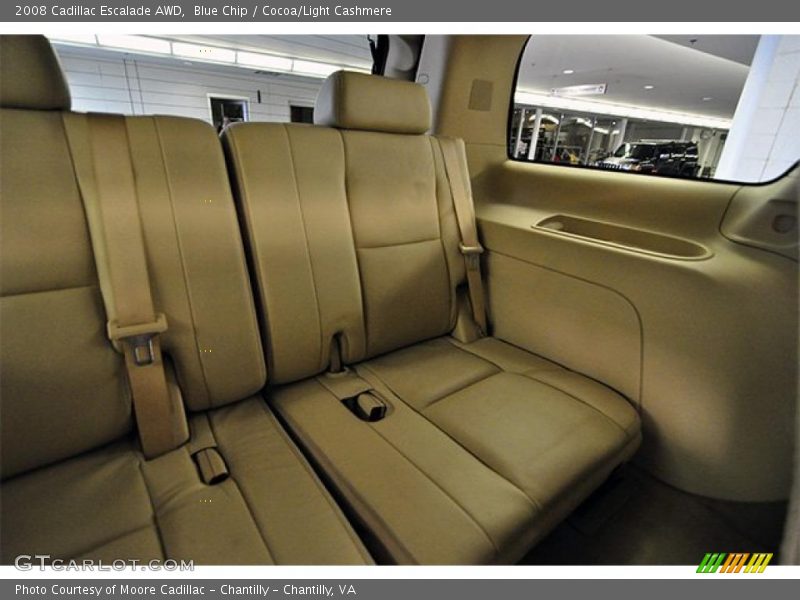 Blue Chip / Cocoa/Light Cashmere 2008 Cadillac Escalade AWD