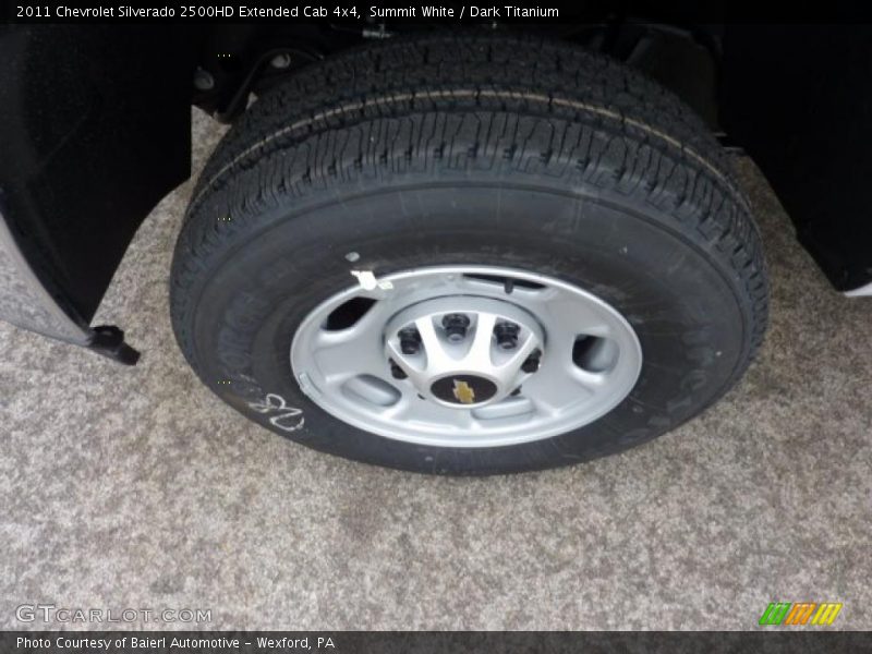 Summit White / Dark Titanium 2011 Chevrolet Silverado 2500HD Extended Cab 4x4