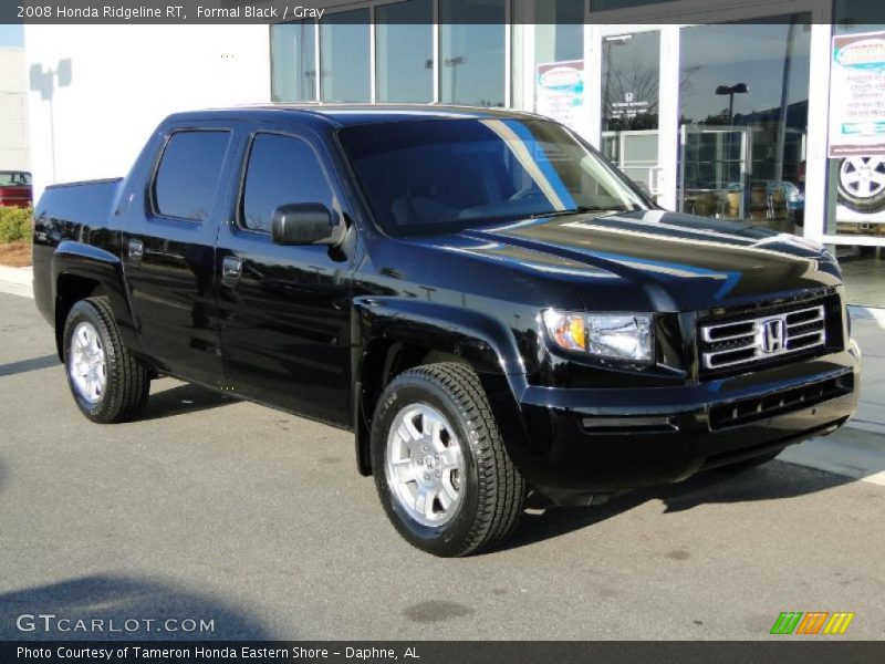 Formal Black / Gray 2008 Honda Ridgeline RT