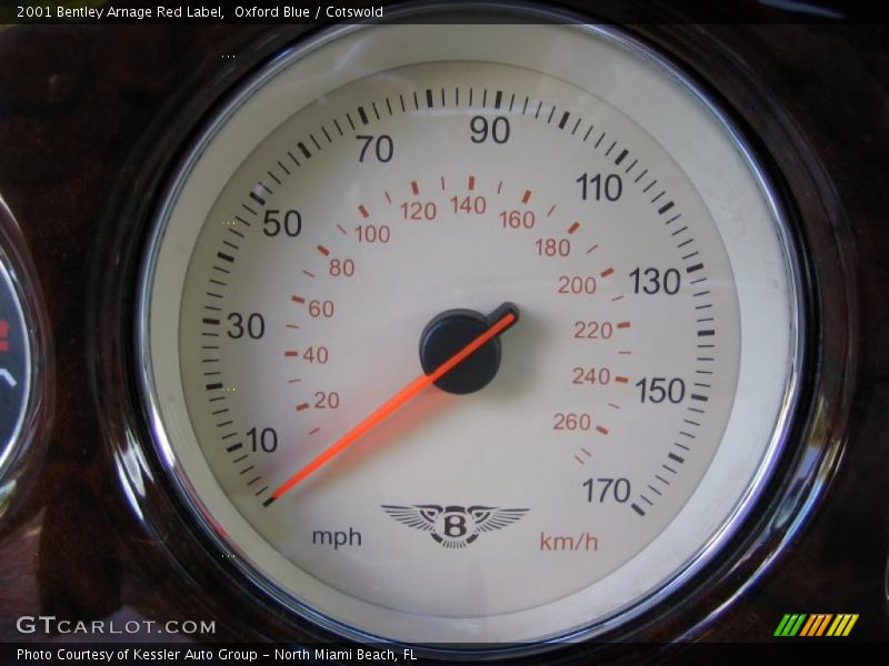  2001 Arnage Red Label Red Label Gauges