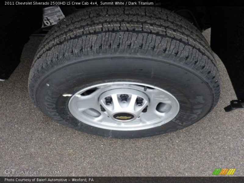 Summit White / Dark Titanium 2011 Chevrolet Silverado 2500HD LS Crew Cab 4x4