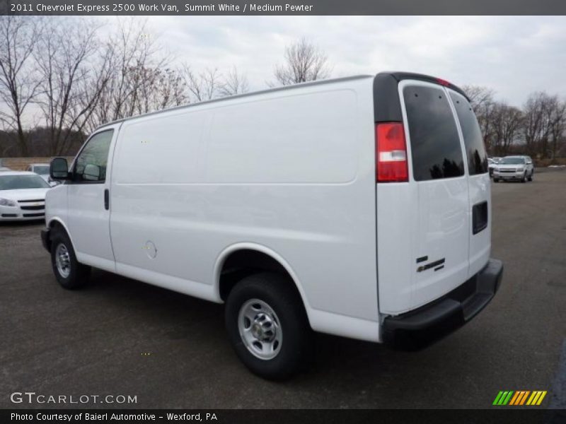  2011 Express 2500 Work Van Summit White