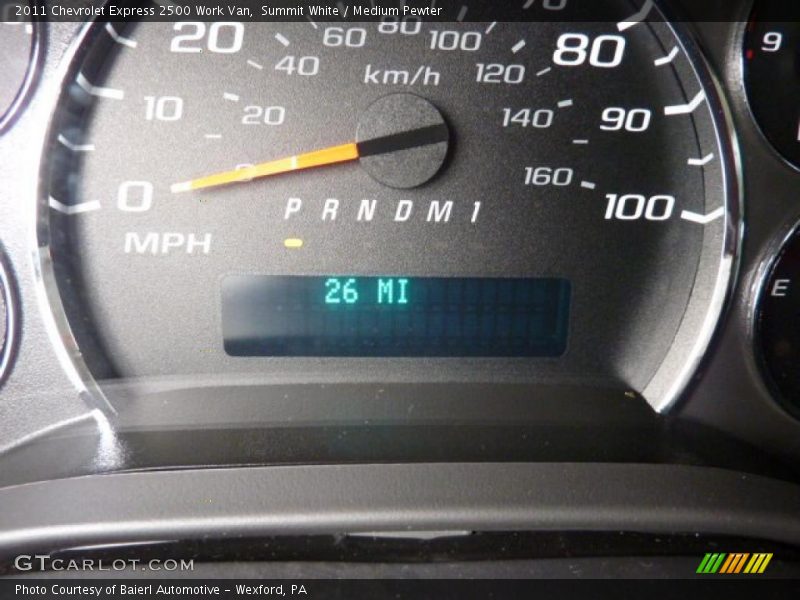 Summit White / Medium Pewter 2011 Chevrolet Express 2500 Work Van