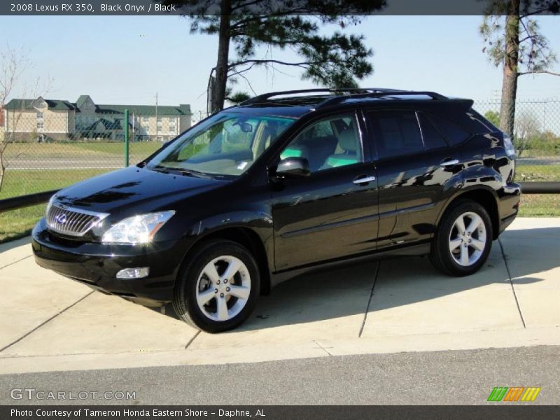 Black Onyx / Black 2008 Lexus RX 350