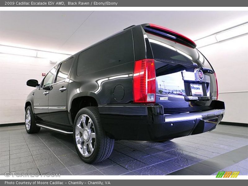 Black Raven / Ebony/Ebony 2009 Cadillac Escalade ESV AWD