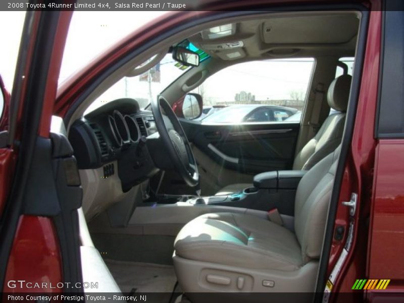 Salsa Red Pearl / Taupe 2008 Toyota 4Runner Limited 4x4