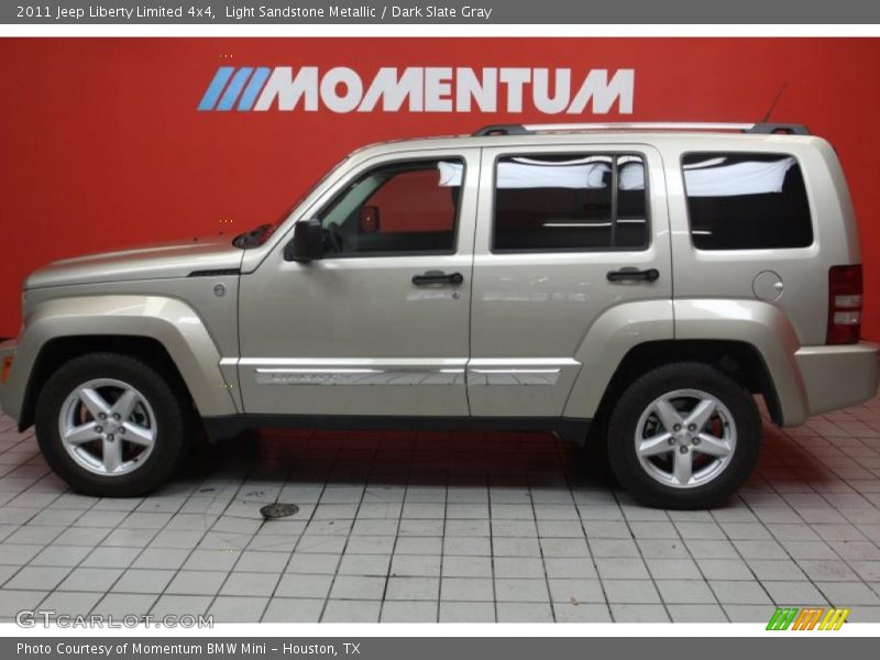 Light Sandstone Metallic / Dark Slate Gray 2011 Jeep Liberty Limited 4x4