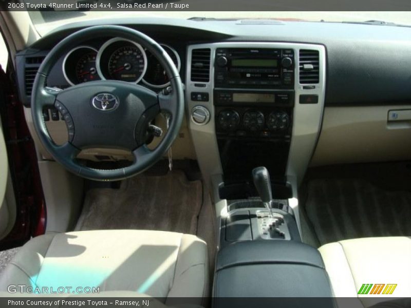 Salsa Red Pearl / Taupe 2008 Toyota 4Runner Limited 4x4