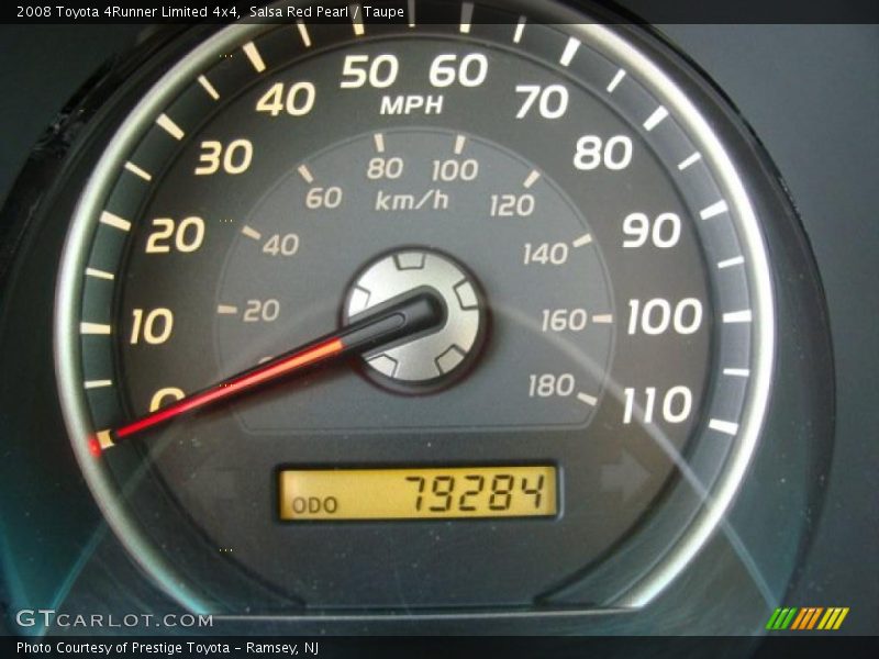Salsa Red Pearl / Taupe 2008 Toyota 4Runner Limited 4x4