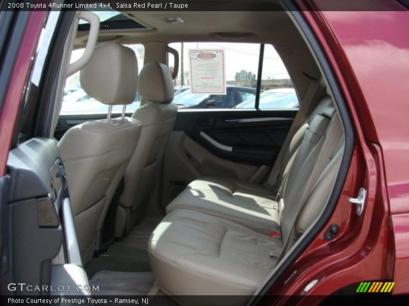 Salsa Red Pearl / Taupe 2008 Toyota 4Runner Limited 4x4