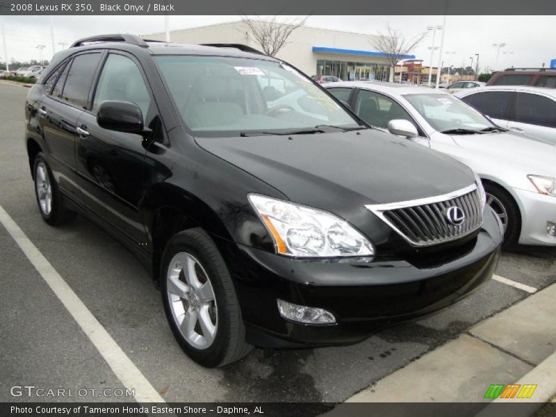 Black Onyx / Black 2008 Lexus RX 350