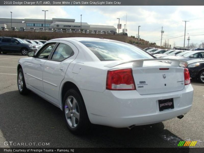 Stone White / Dark Slate Gray/Light Slate Gray 2010 Dodge Charger R/T AWD