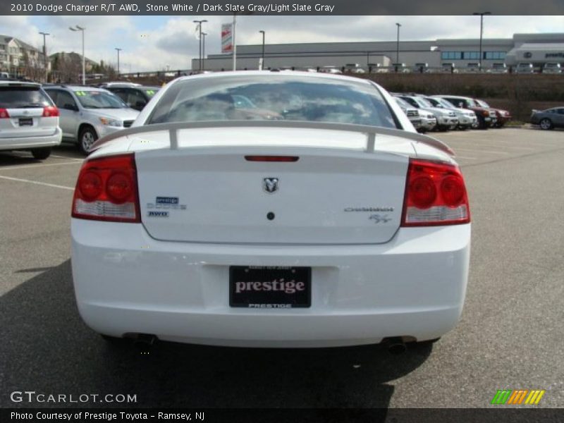 Stone White / Dark Slate Gray/Light Slate Gray 2010 Dodge Charger R/T AWD