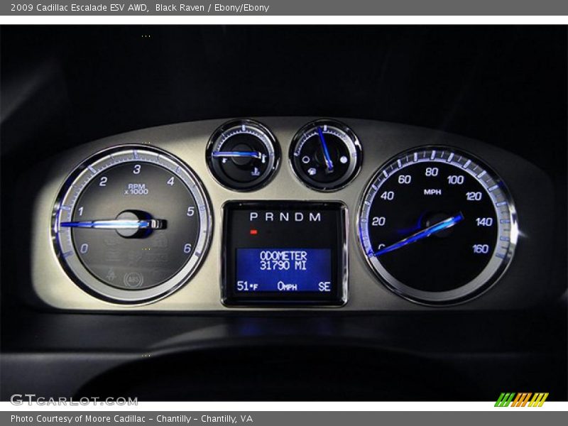  2009 Escalade ESV AWD ESV AWD Gauges