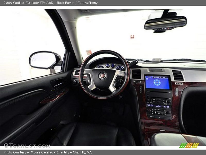 Black Raven / Ebony/Ebony 2009 Cadillac Escalade ESV AWD